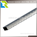 Sliver color rectangular stainless steel tube 316 for railing